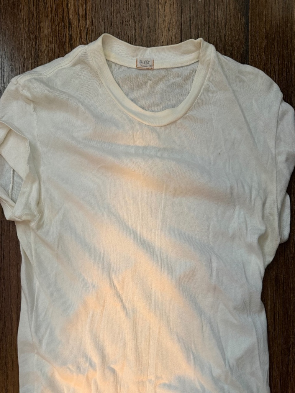 Used Brandy Melville White T shirt (OS)